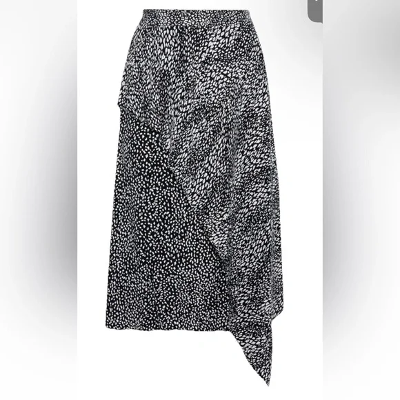 ALICE + OLIVIA Danita Double Layer A-Line Skirt - Size 2 - MSRP $440 - NWT - Picture 4 of 12